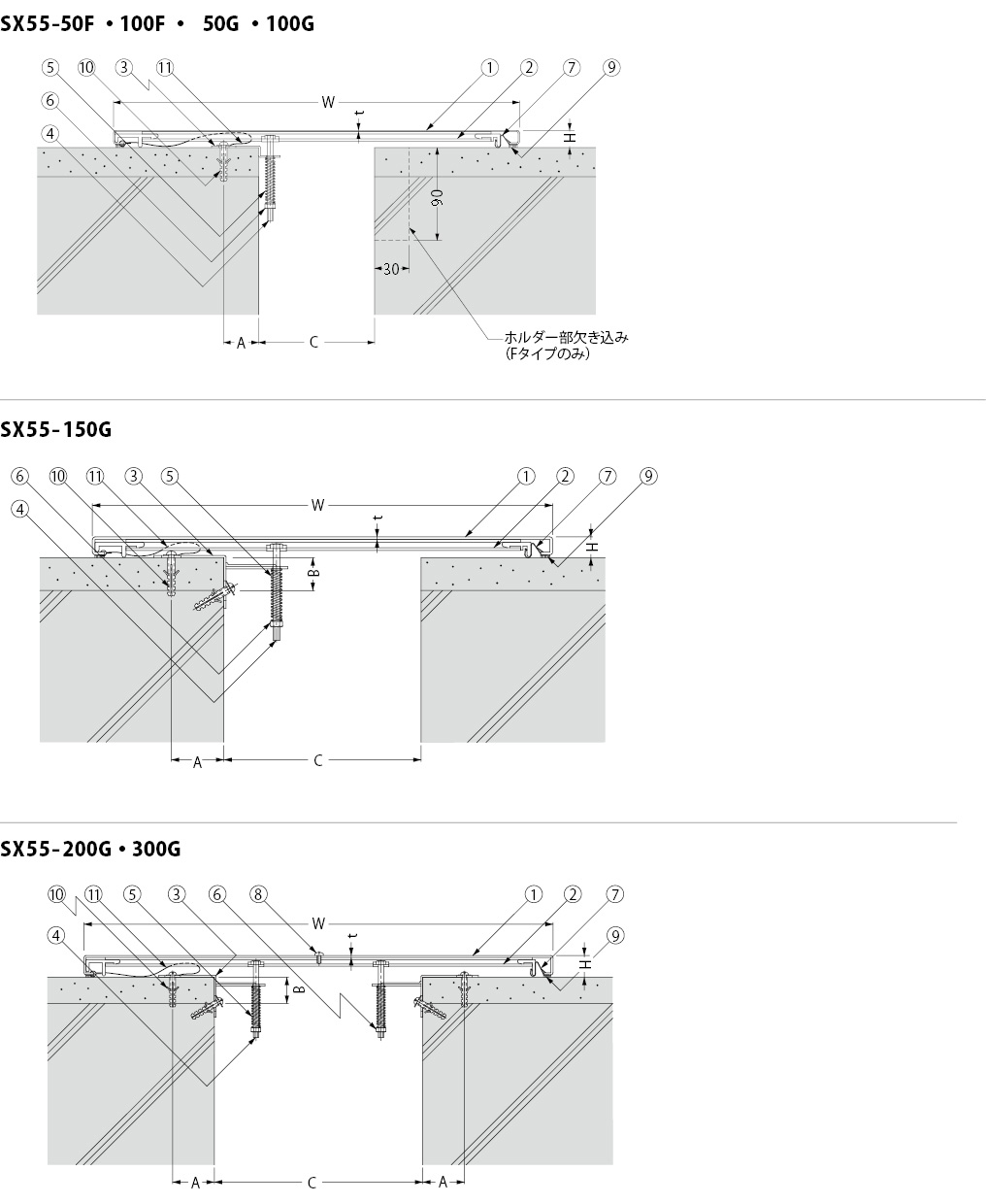 SX55 | EXジョイント建物用 | カネソウ株式会社 建設用金属製品の総合