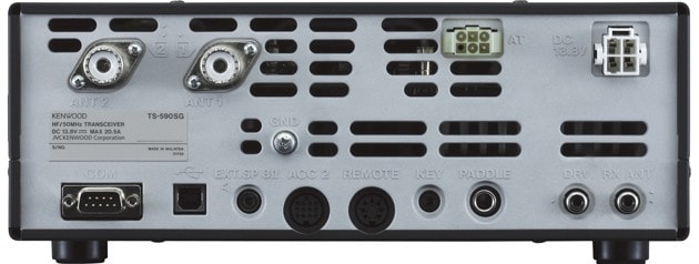 前面/背面パネル | TS-590 Gシリーズ | HF・マルチバンド