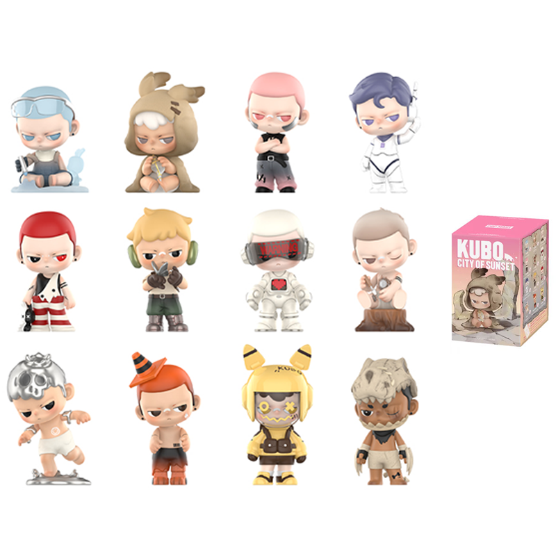 POP MART KUBO Sunset City Collection Figure Mystery Boxes Single Myste