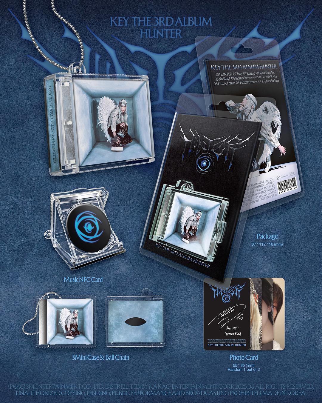 KEY - [HUNTER] 3rd Album 2 SET Version (BOK-SILLee Tamagotchi +