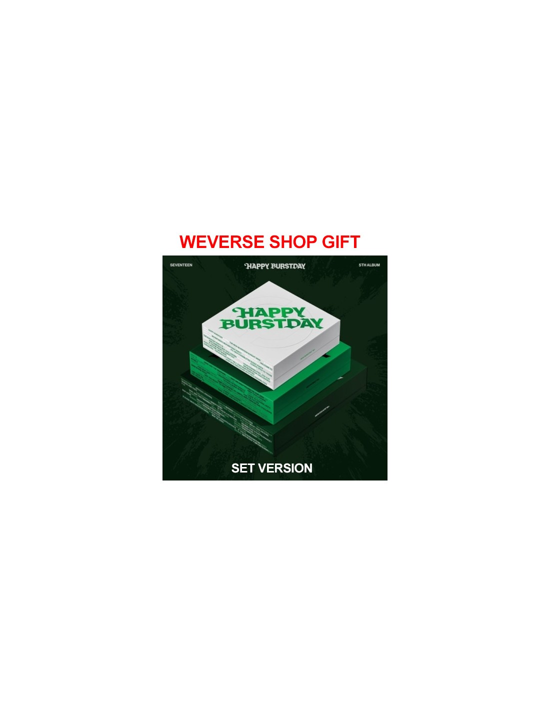 SET] SEVENTEEN 5th Album - HAPPY BURSTDAY (SET Ver.) 3CD kpoptown.com