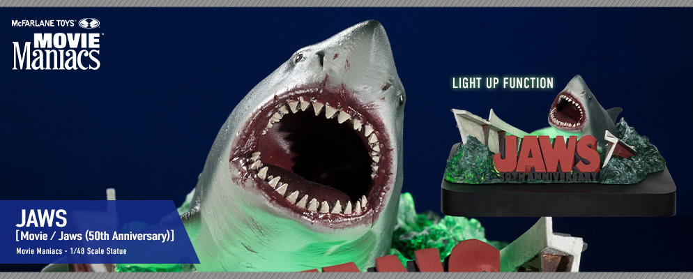 ムービー・マニアックス】1/48スケール・スタチュー ジョーズ［映画