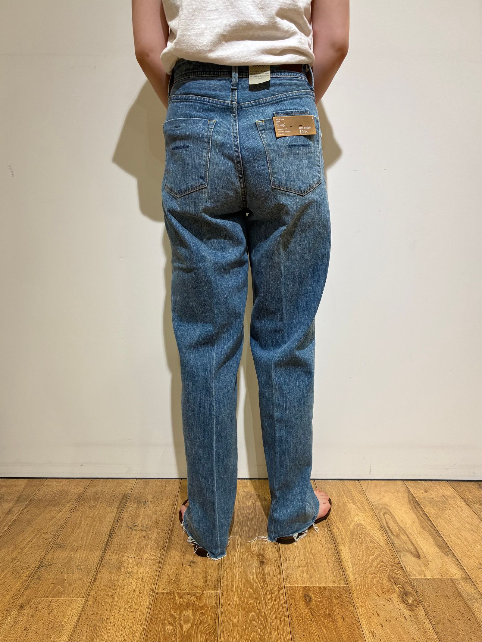 YANUK - LEA / ボーイズストレート / ストレートデニム / ブルー