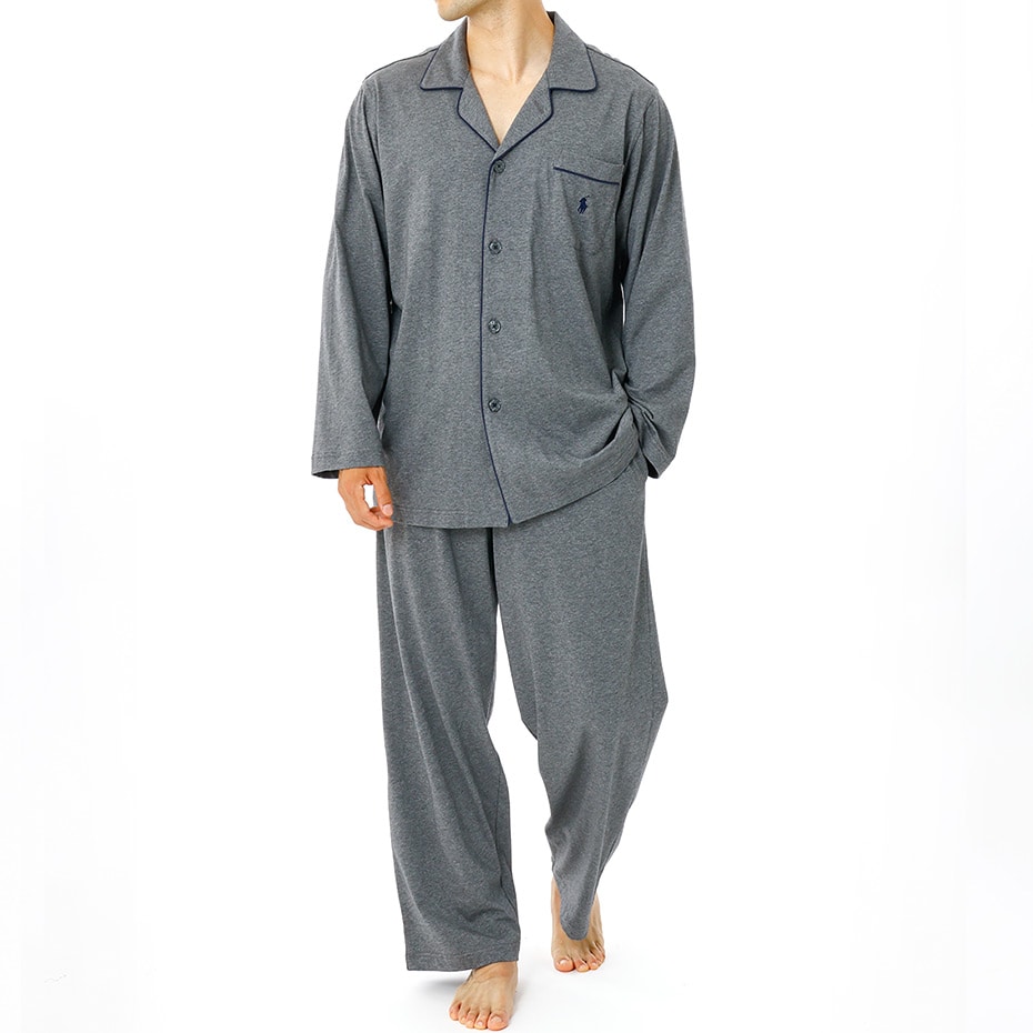 ジャージーニットパジャマ ヘザーチャコール | ポロ ラルフ ローレン