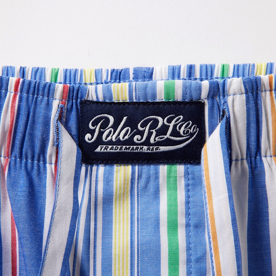 スリープショートパンツ シャンタムストライプ ブルー | ポロ ラルフ