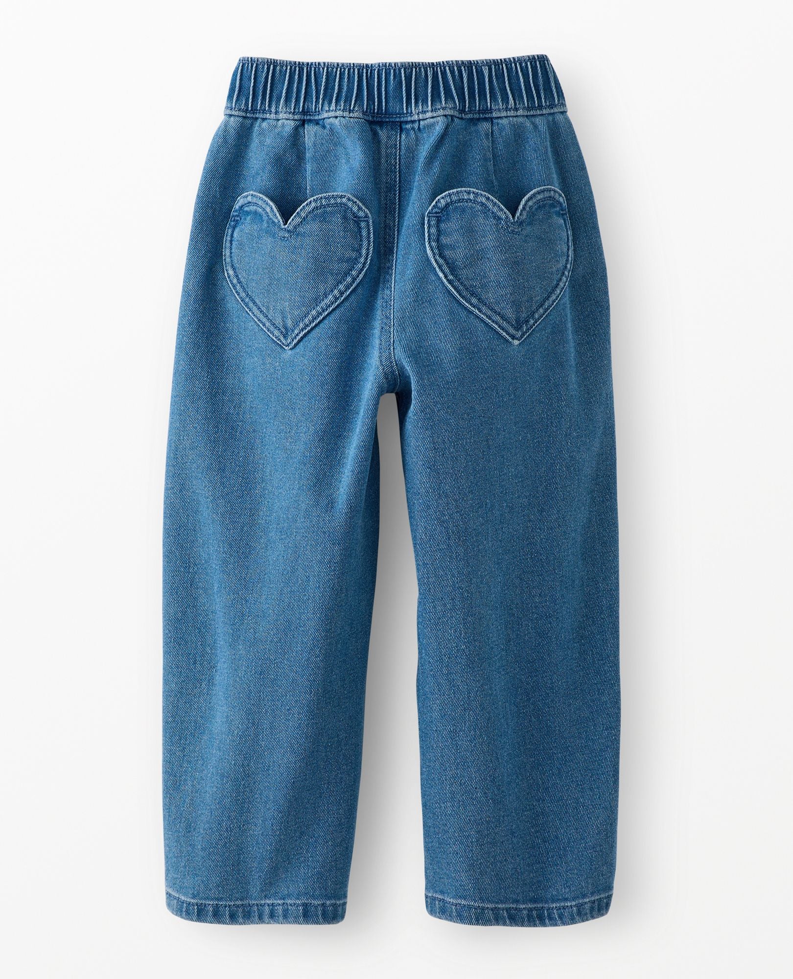 Denim Heart Pocket Barrel Pants | Hanna Andersson