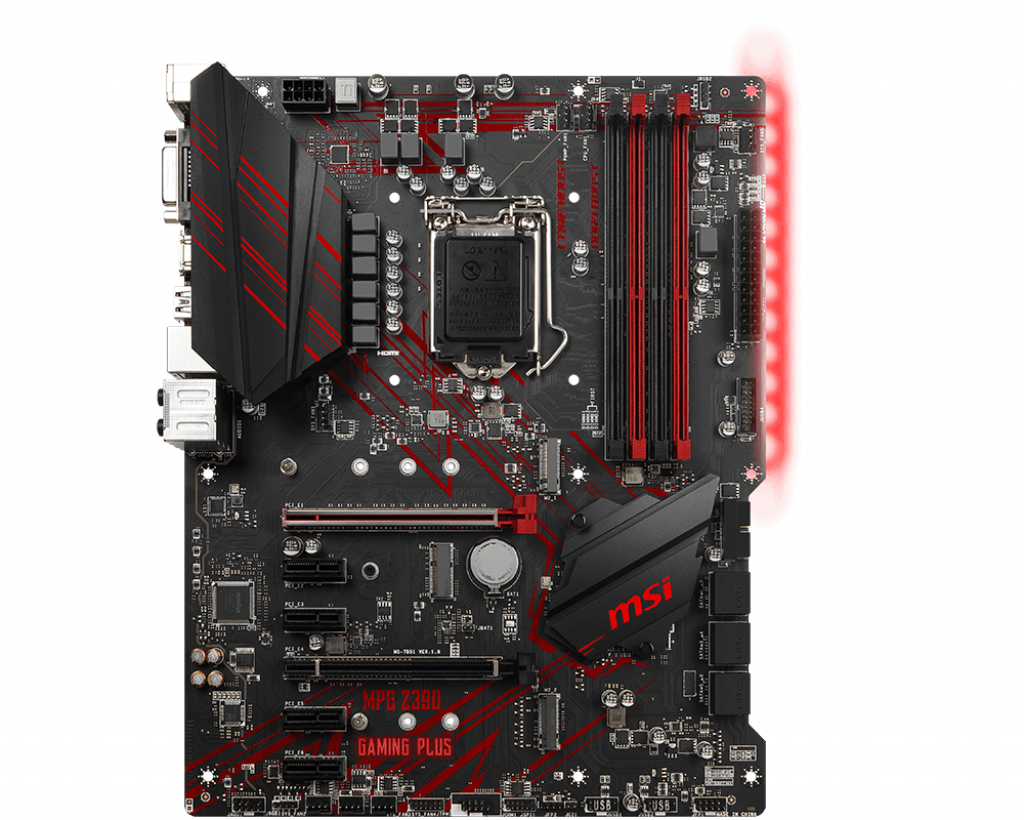 MSI MPG Z390 Gaming Plus LGA1151 (Intel 8th and 9th Gen) M.2 USB