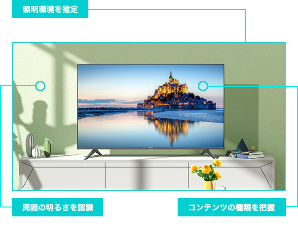 その他の高画質機能 | 43A65G | ハイセンスジャパン株式会社