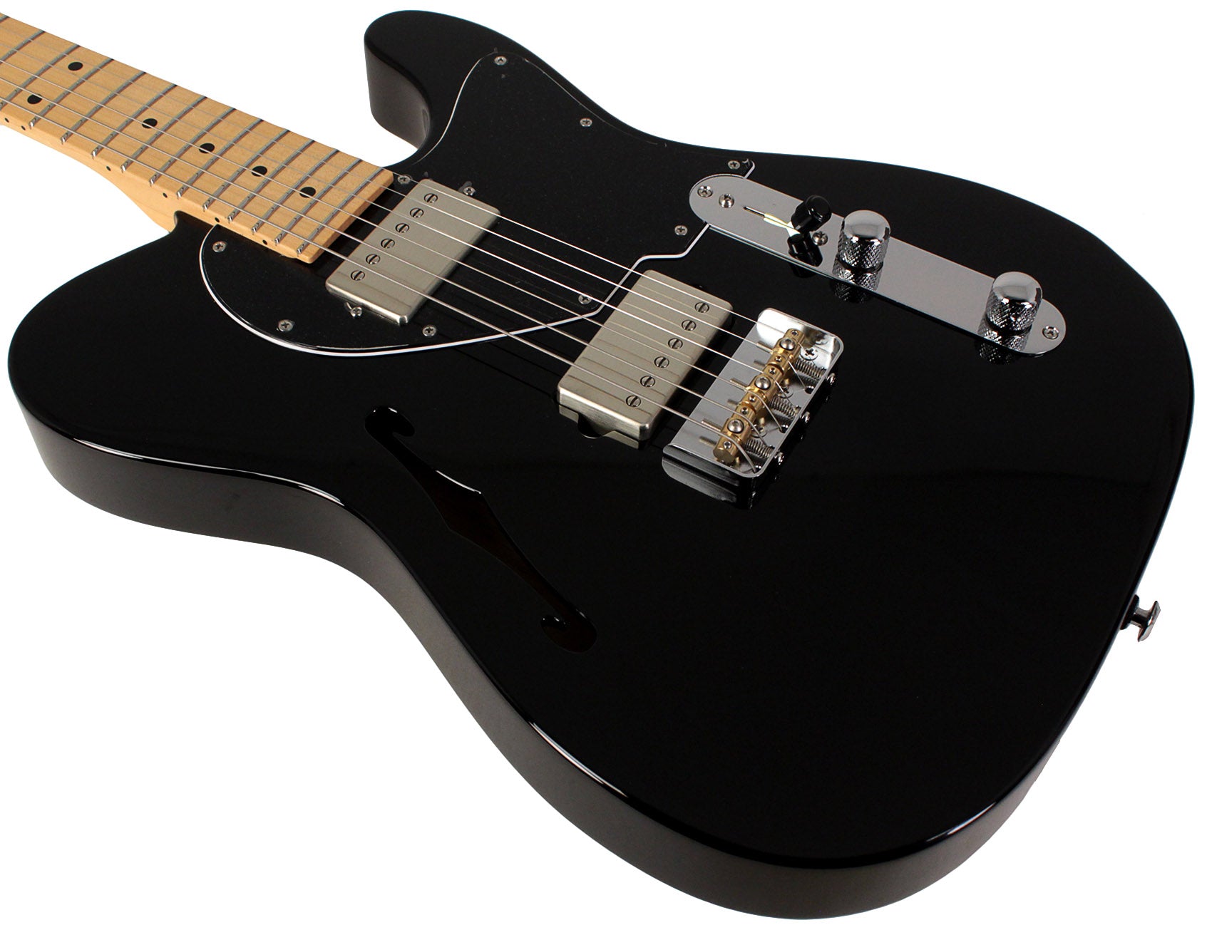 Suhr Alt T Guitar, Black, Maple | Humbucker Music