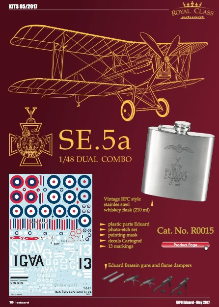 Eduard 1/48 SE5a Royal Class Dual Combo Review by David Wilson