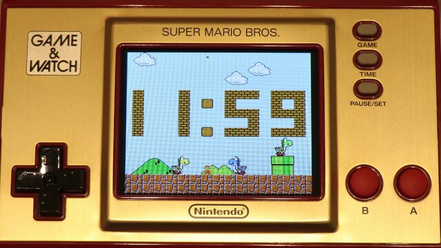 ゲーム&ウオッチ スーパーマリオブラザーズ』24時間で時計の秘密を