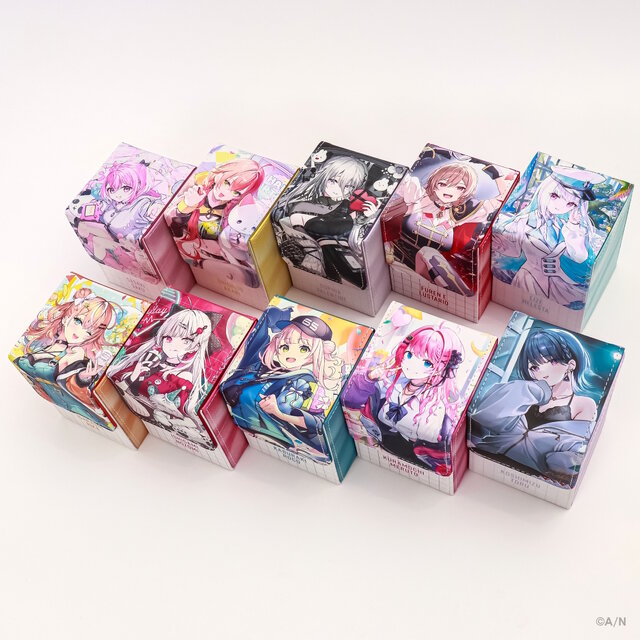 にじさんじ」からカードサプライが新登場！スリーブにラバーマットなど