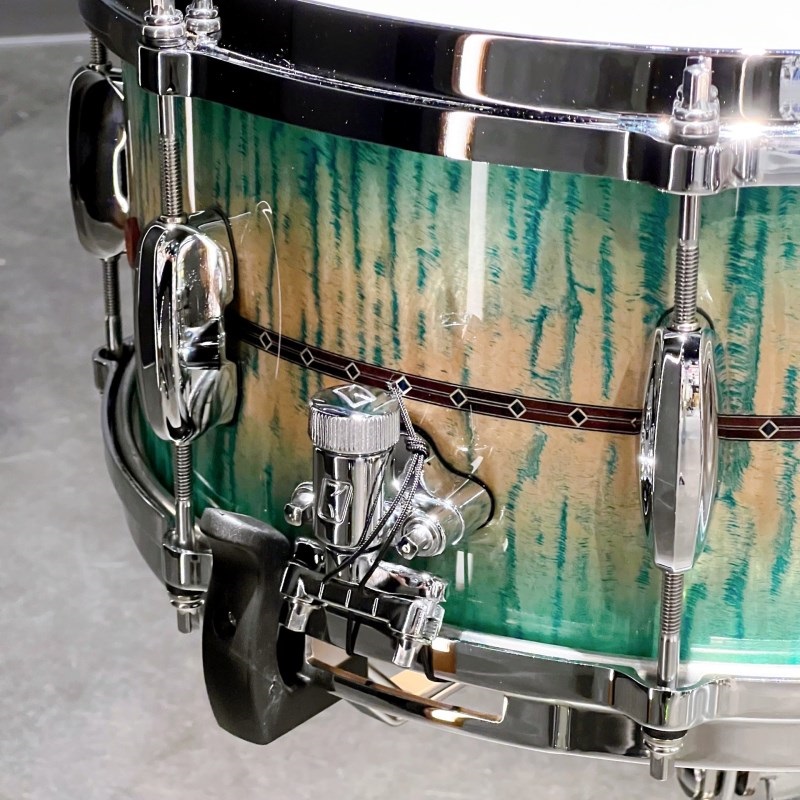 TAMA TMS1465SR-ECB [STAR Maple 14 × 6.5 / Emerald Sea Curly Maple