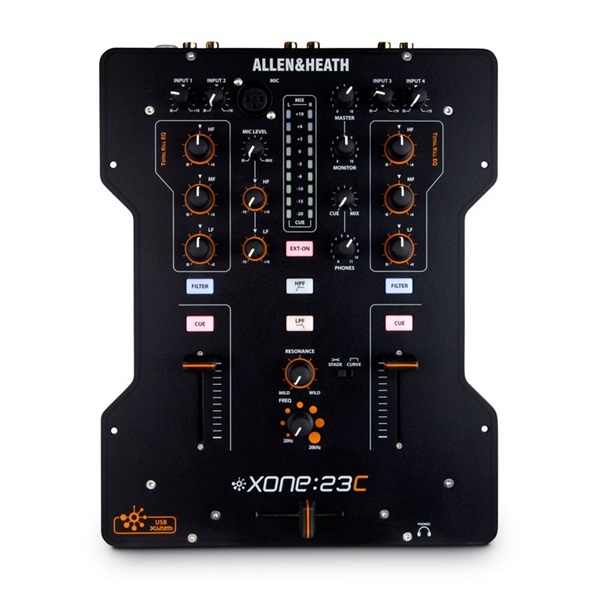 ALLEN&HEATH XONE:23C 【USB端子内蔵2ch DJミキサー】 ｜イケベ楽器店
