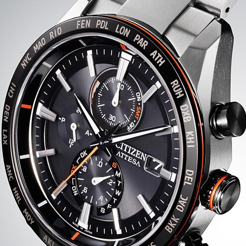 Citizen Men's ATTESA Solar-Powered Eco-Drive Radio-Controlled