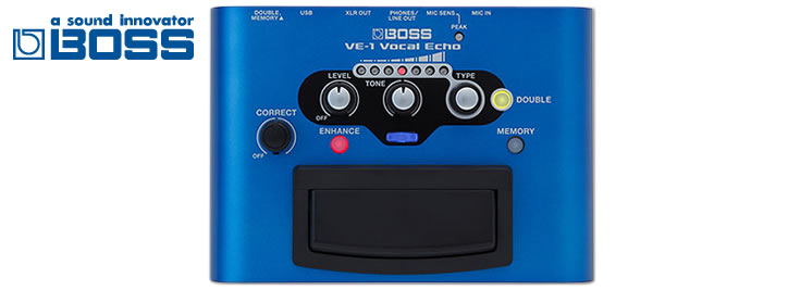 ギター BOSS VE-1 Vocal Echo BOSS VE-1 Vocal Echo｜ミュージックランドKEY