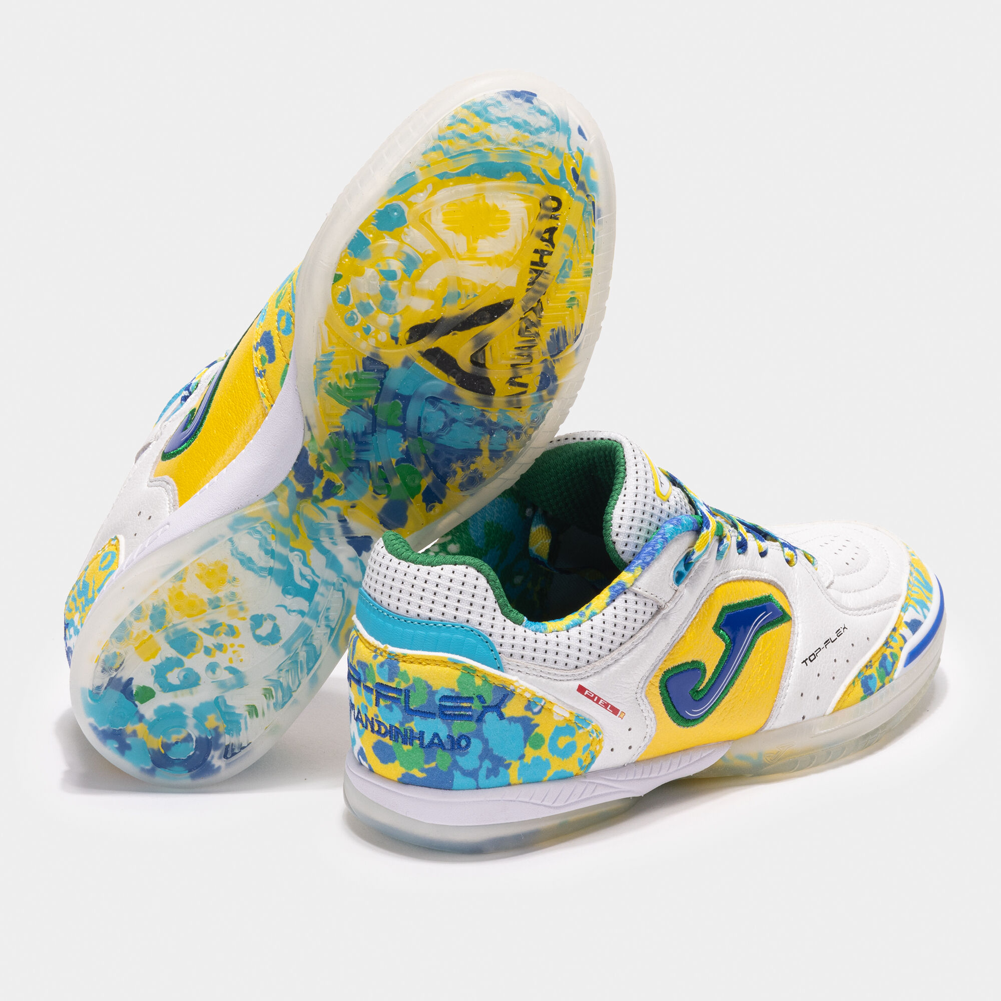 Futsal shoes Top Flex 24 Amandinha indoor white yellow | JOMA®