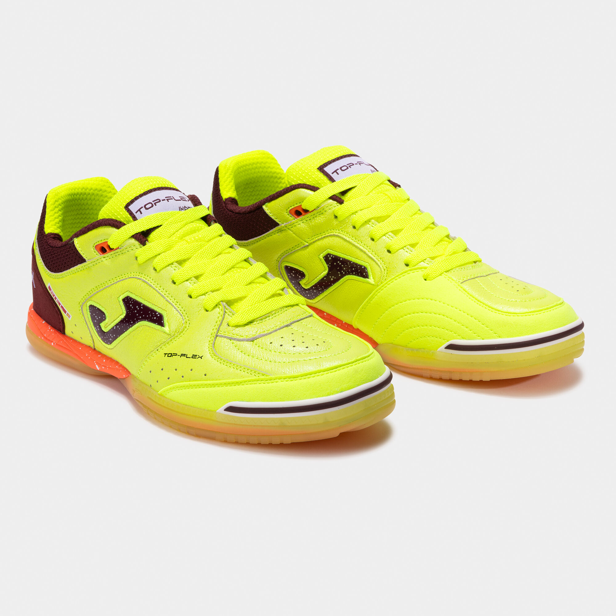 Futsal shoes Top Flex 25 indoor fluorescent yellow purple | JOMA®