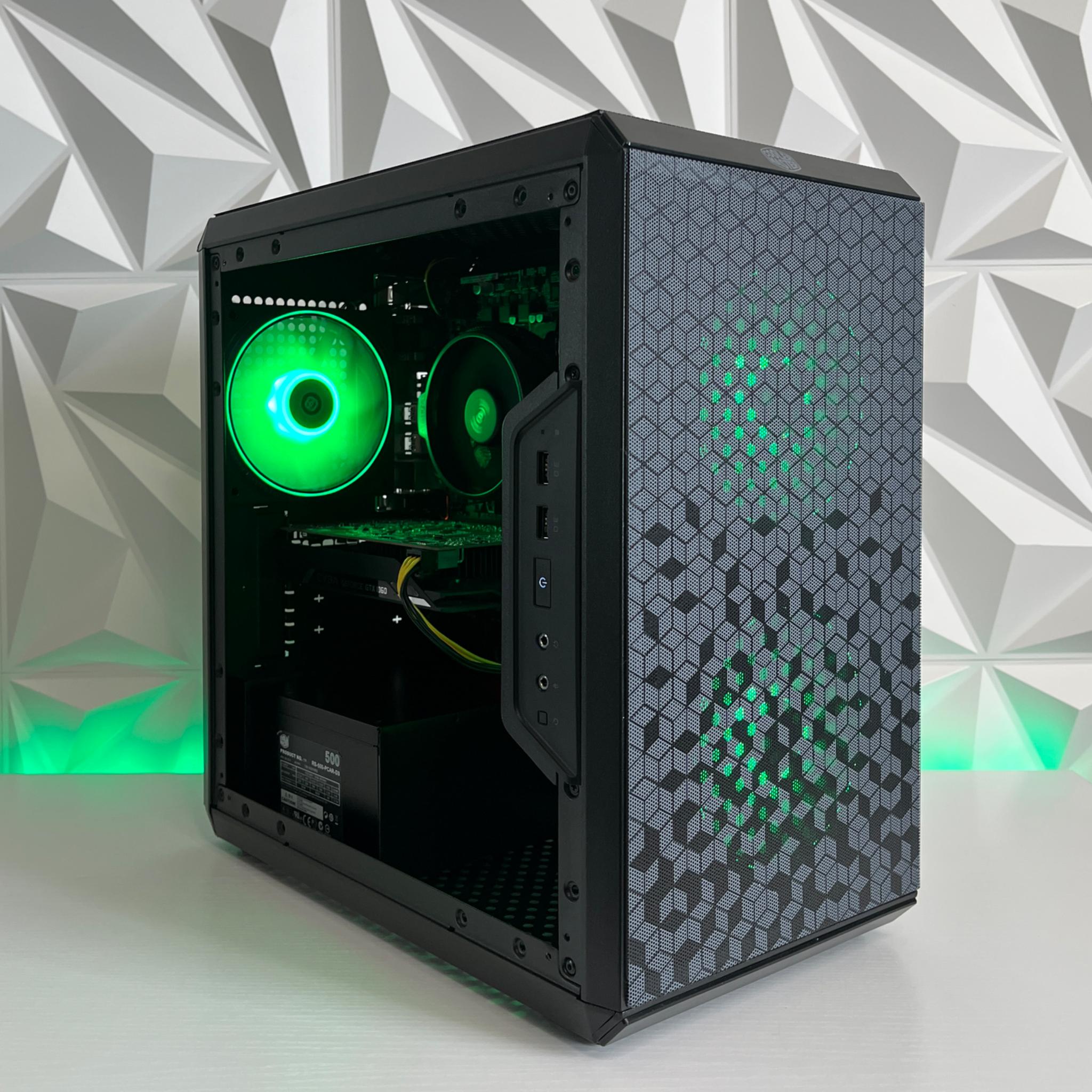 GTX 1060 6GB, Ryzen 5 2600X, 16GB RAM | Black RGB Gaming Computer