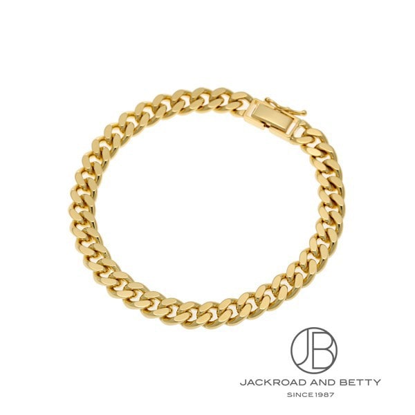 K18 2面 シングル 30g 18cm ブレスレット 造幣局刻印有り[] bracelet