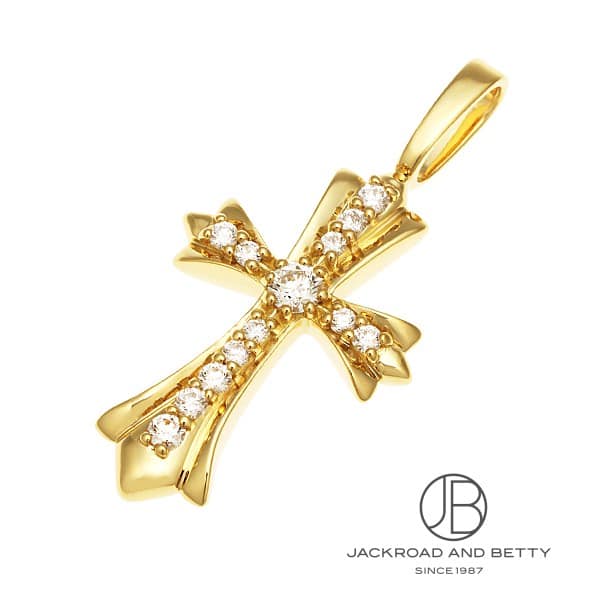 K18 クロス ダイヤモンドペンダントトップ[] K18 Cross Diamond