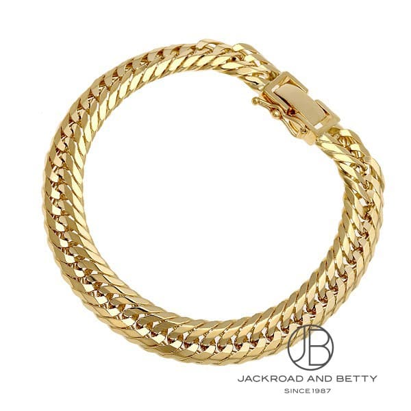 K18 12面 トリプル 50g 20cm ブレスレット 造幣局刻印有り[] Kihei