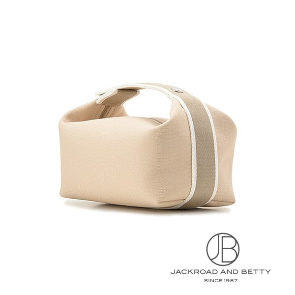 ブリッド ア ブラック PM ヴァニティポーチ ナチュラル アイボリー