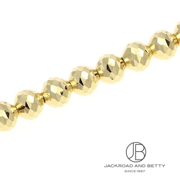 K18 カット ボール チェーン ブレスレット[] K18 Cut Ball Chain