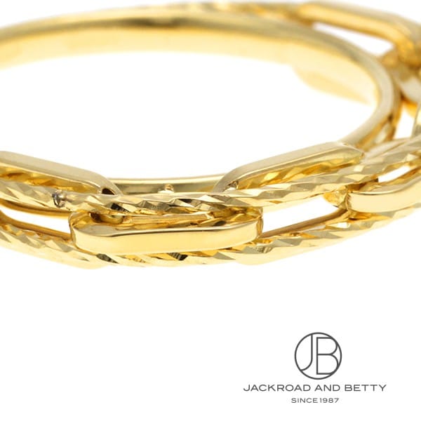 K18 チェーン デザイン リング[ARD154] K18 Chain Design Ring | ノー