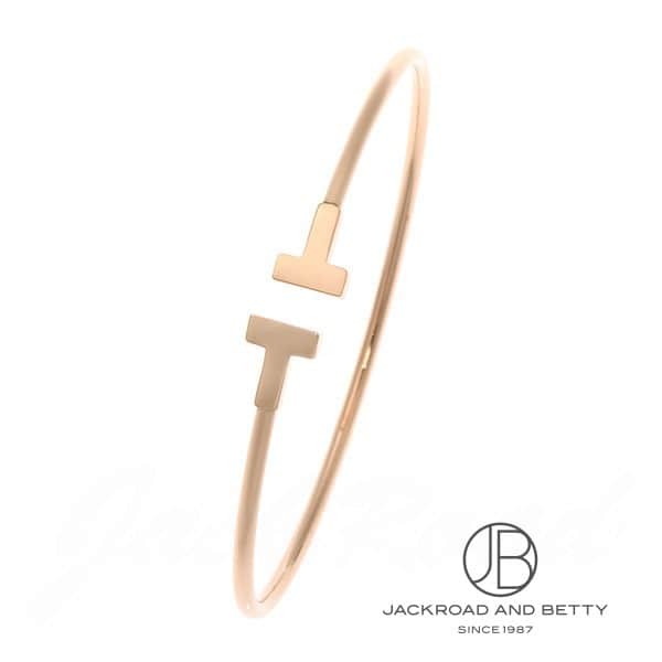 Tナロー ワイヤー ブレスレット ラージ[33419694 33450761] T Narrow