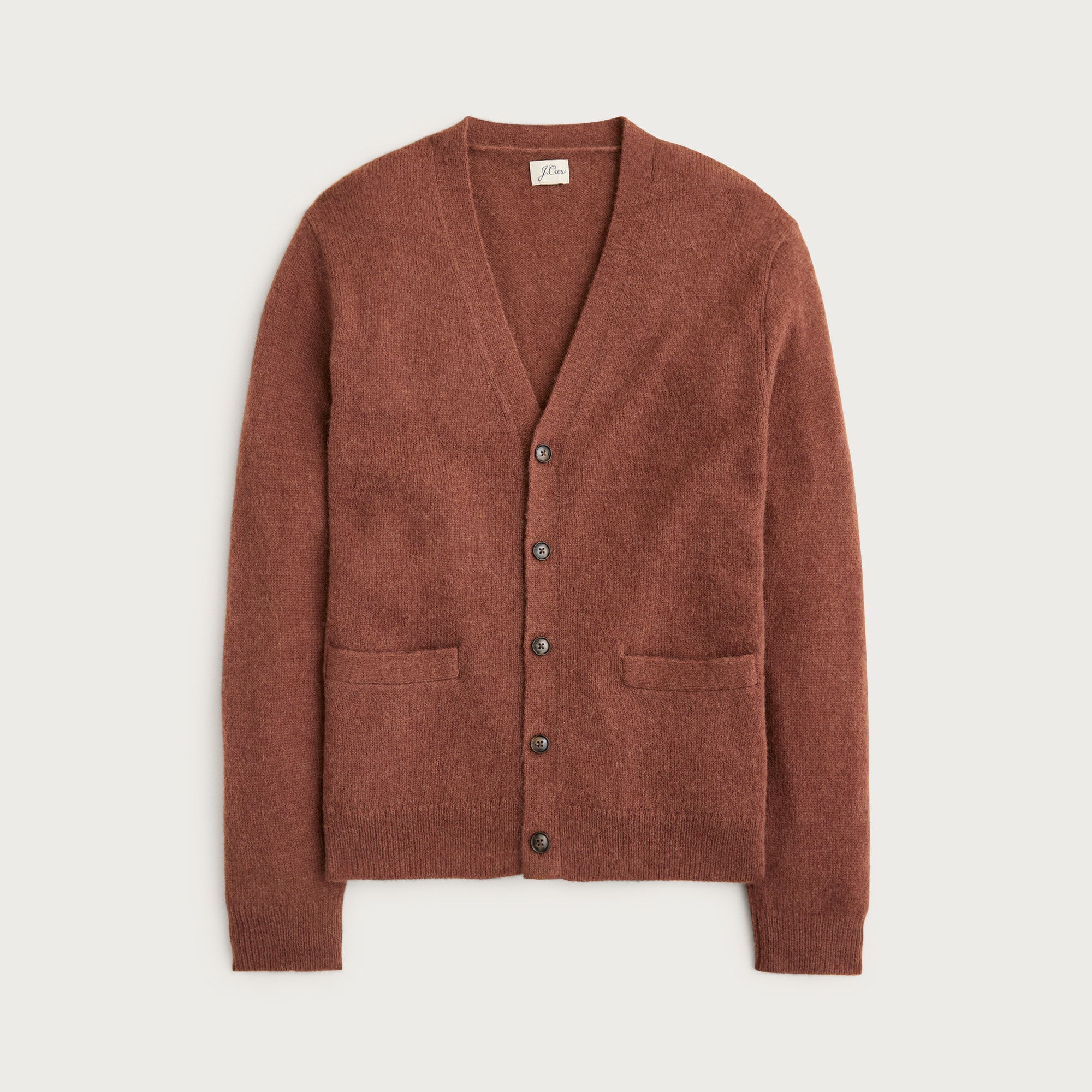 Alpaca-blend V-neck Cardigan For Men | J.Crew