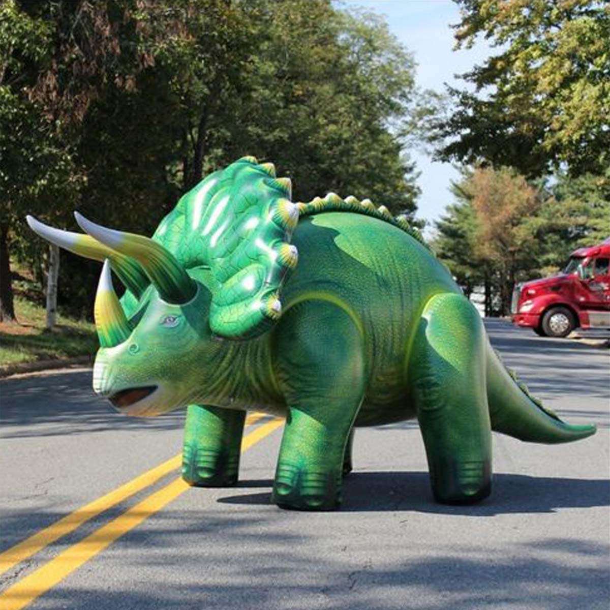 Jet Creations Inflatable XL Triceratops, 120 inch Long [DI-TRI10