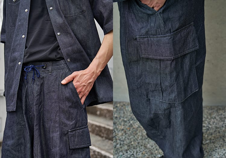 NEEDLES(ニードルズ) 24SS別注ヒザデルパンツ & カウボーイシャツを4