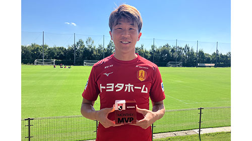 J1受賞者 鹿島アントラーズ FW40 鈴木 優磨：明治安田Jリーグ KONAMI