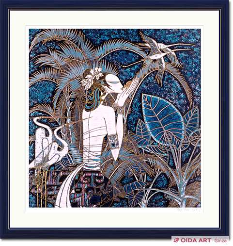 丁紹光 楽園 DX | 絵画など美術品の販売と買取 | 東京・銀座 おいだ美術