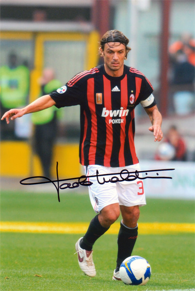 ACミラン 直筆サイン入りフォト AC Milan 2008-2009 ベッカム