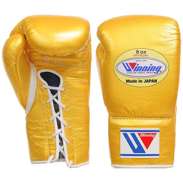 ウイニング(WINNING) ボクシンググローブ プロ試合用 8オンス ひも式