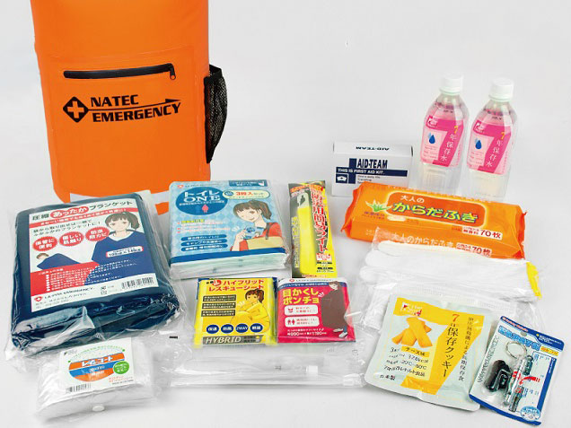 車載防災セットC｜NATEC EMERGENCY - (株)折松