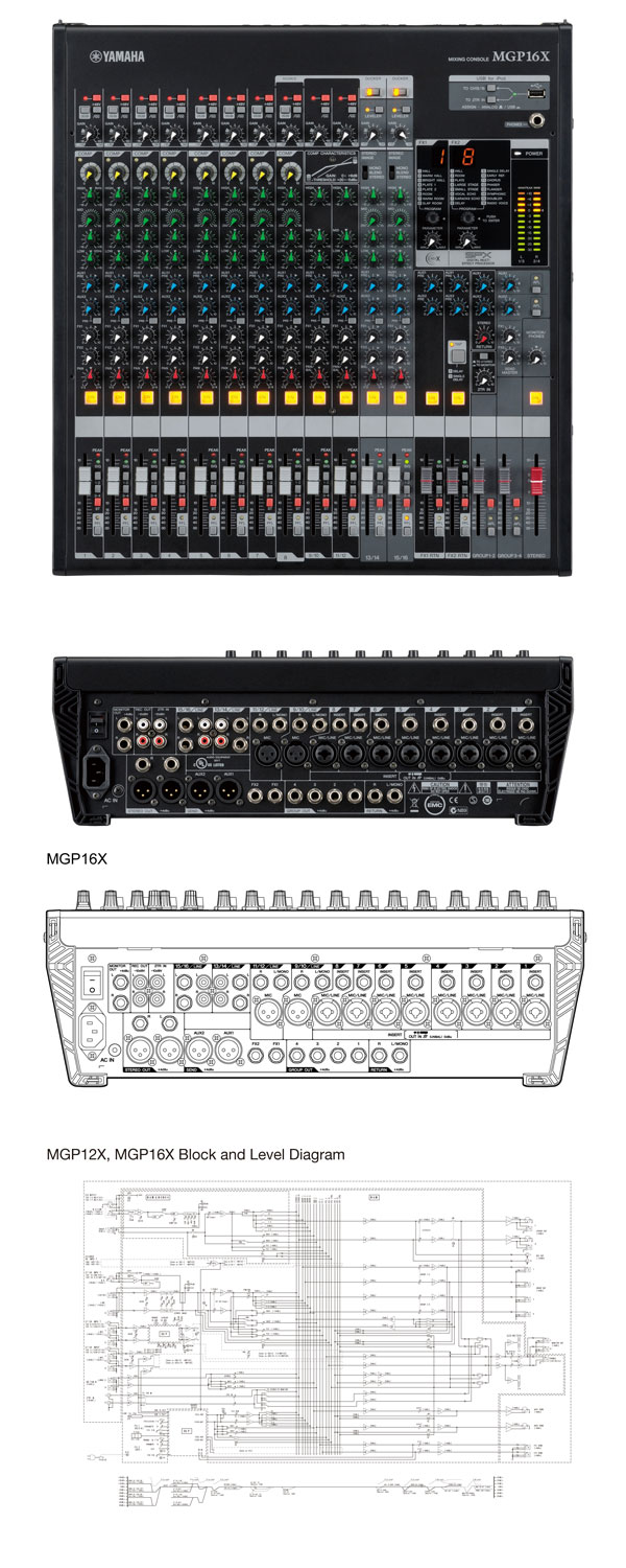 ミキシングコンソール】YAMAHA、MGP16Xのご紹介です！