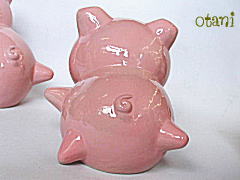 ブタ（豚）の赤ちゃん縁起置物【信楽焼大谷陶器】
