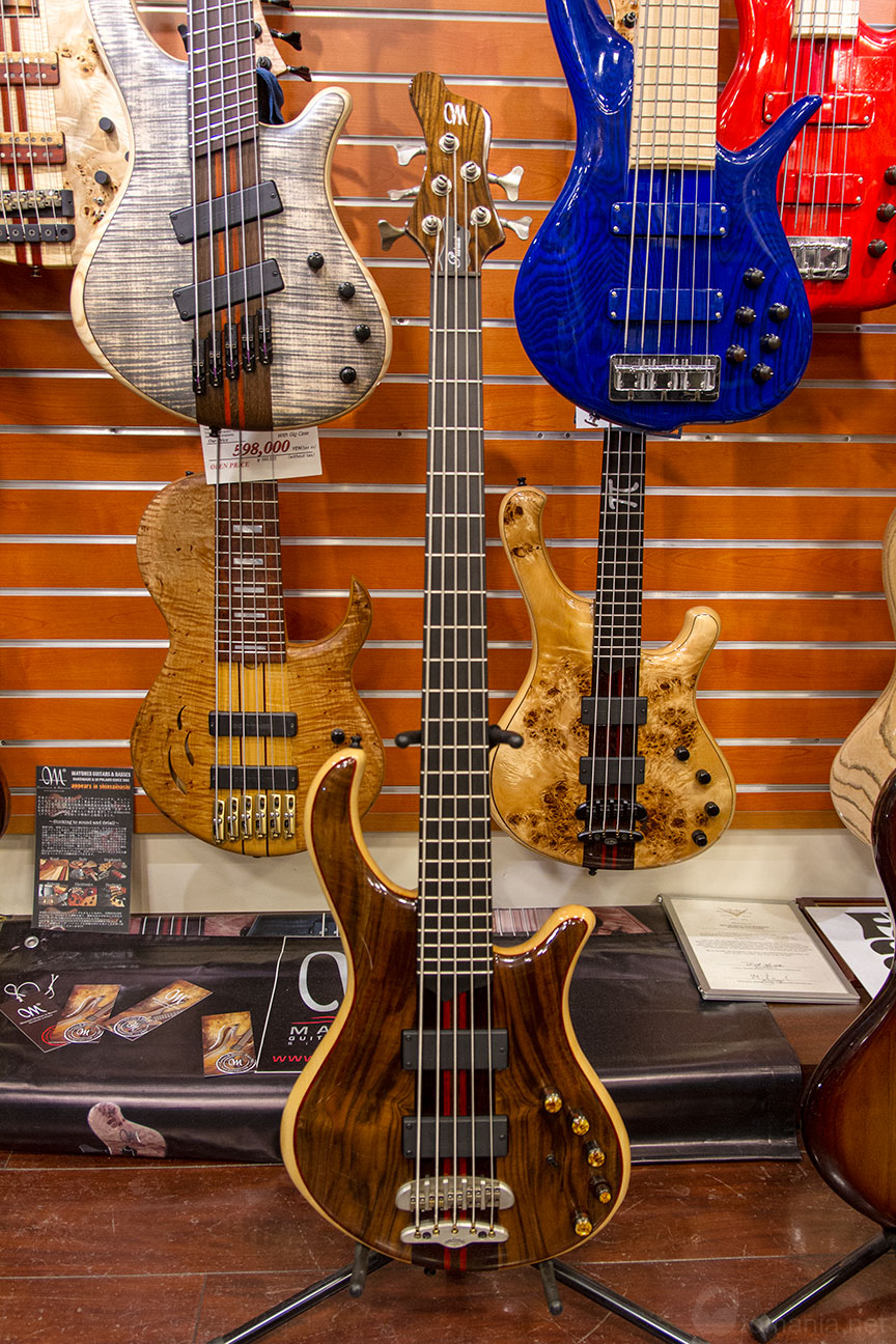 ベース Mayones bass Patriot custom Mayones Patriot Custom Tank 5 String Bass Infinite Green Raw Finish