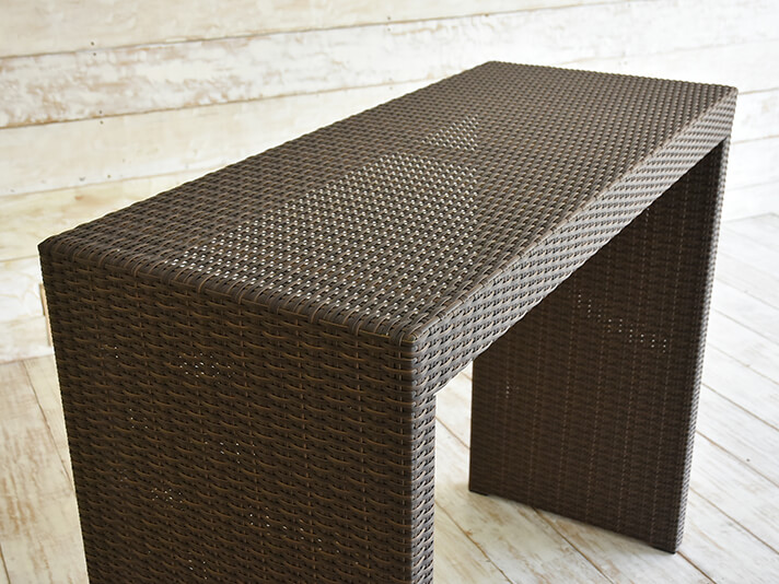 屋内外で利用可能なラタンカウンターテーブル[Tuban] /アジアン家具