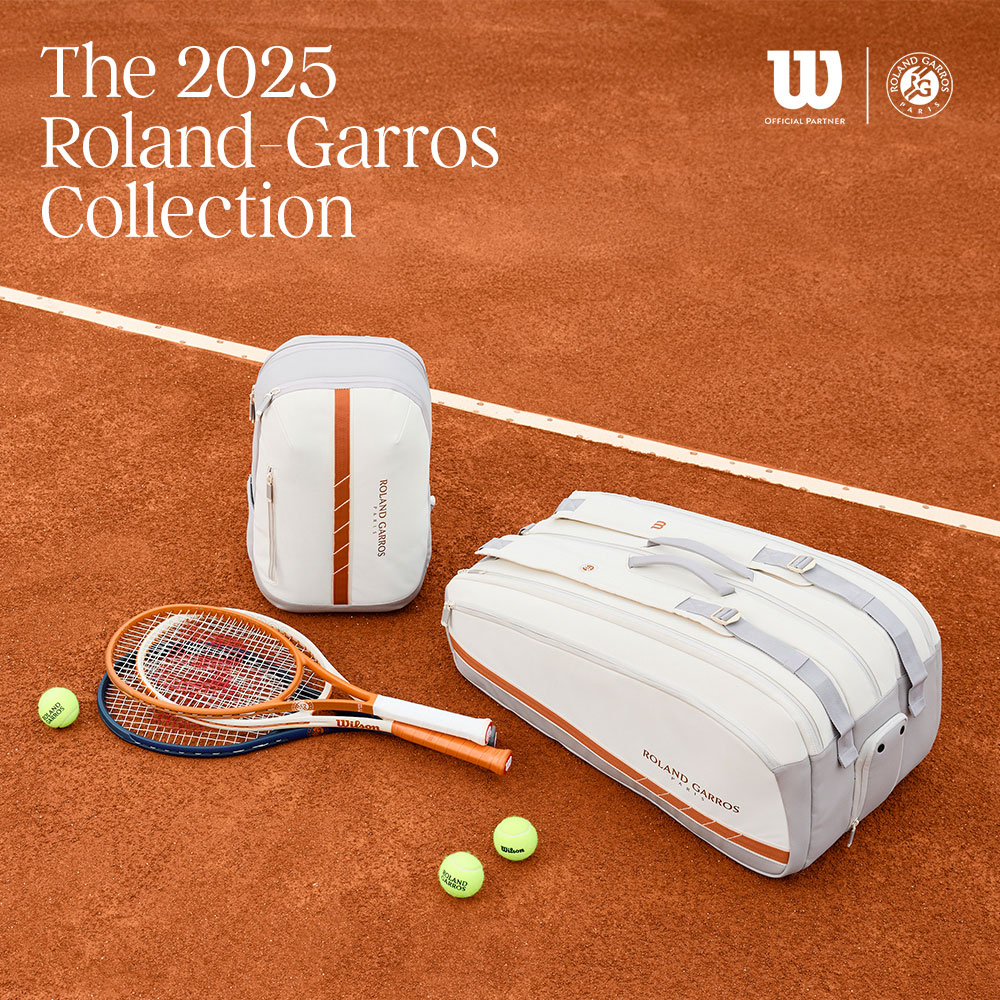 2025年モデル】ウイルソン（Wilson）テニスバッグ ローランギャロス