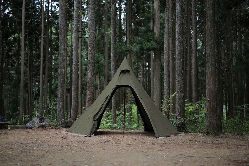 クイックキャンプのTCテント&タープに新色登場！ サンドとカーキの