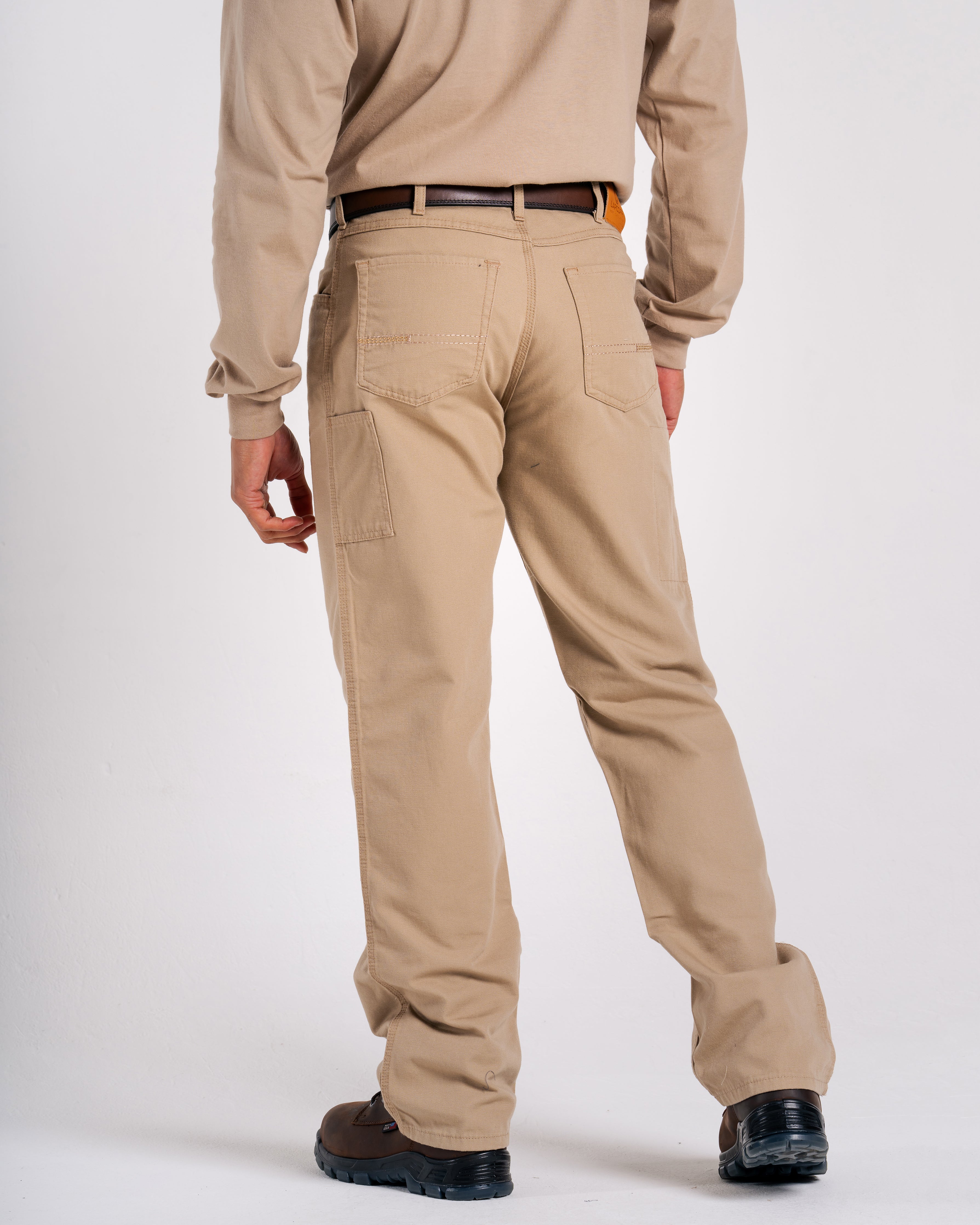 FR Canvas Jeans | 46-60 Waist | 9oz. Westex® UltraSoft® | Khaki