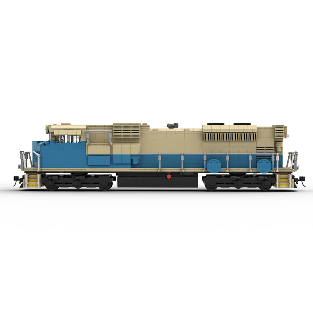 MOC-142542 Mauritania Railway SNIM SD70ACS Train Model(2147PCS