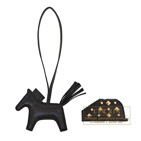 エルメス ロデオチャーム ロベオ・ロックPM ブラック アニョーミロ