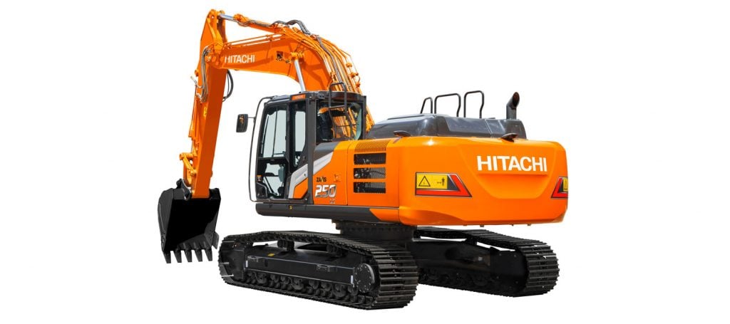 Hitachi ZX250LCN-7 excavator specs & dimensions (2020 - 2026