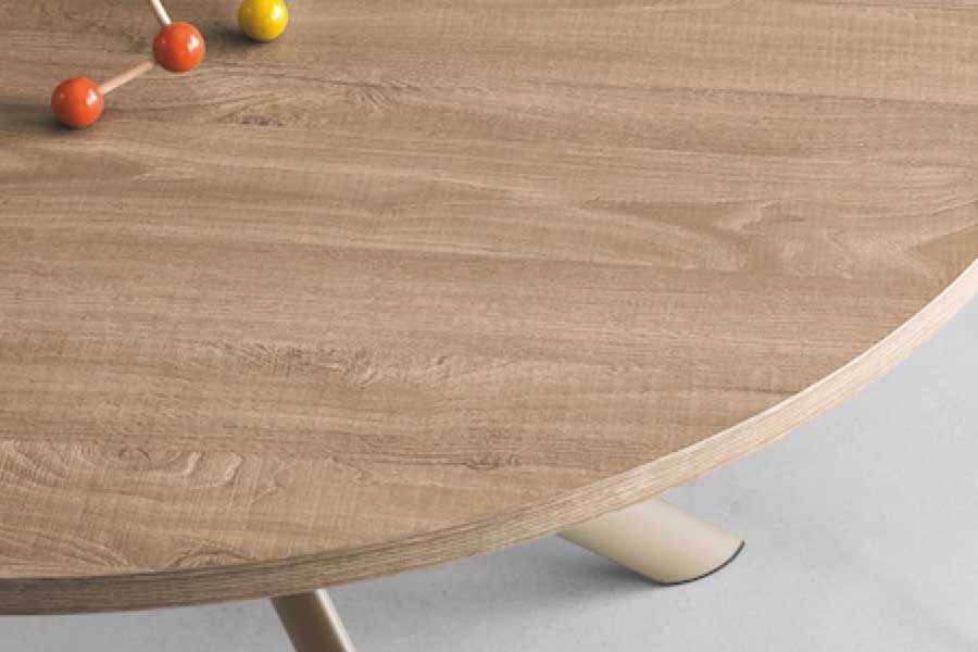 廃番】カリガリス コヌビア ジョーべ 伸長式円形ダイニングテーブル