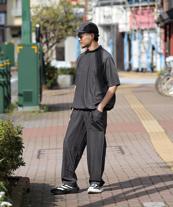 リョウゲン/RYOGEN DENIM MOCK NECK H/S TEE（全2色） [カットソー・T